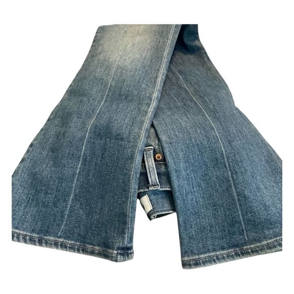 Pistola Lennon High Rise Crop Boot Jeans Blue Caravan Light Wash Denim 26 - Picture 5 of 9